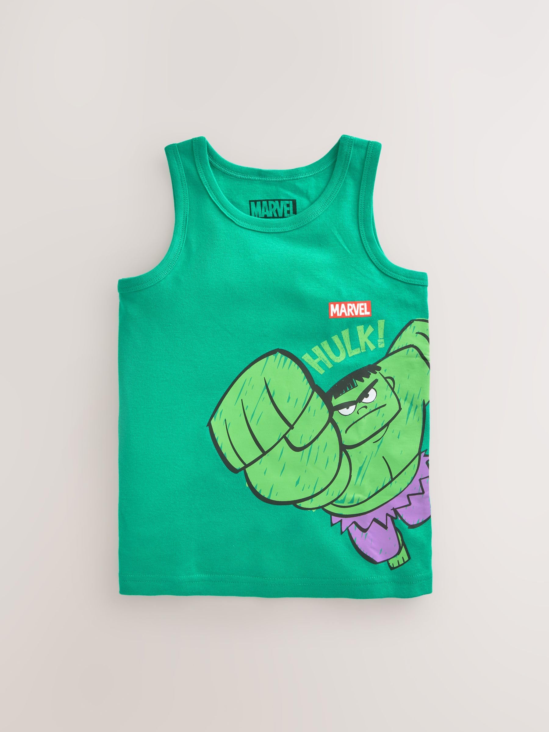 NEXT Garçon Débardeur 100% coton Marvel, lot de 3