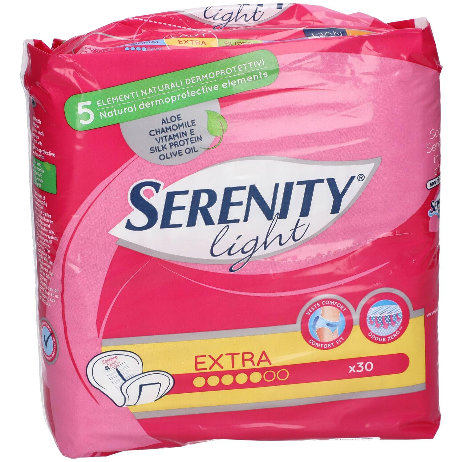 Serenity Light Extra assorbenti donna 5 Gocce - 240 pezzi 8 confezioni da 30