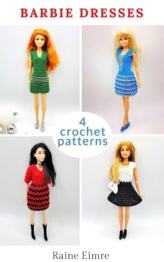 Barbie Dress Crochet Patterns (Barbie Clothes Crochet Patterns) eBook : Eimre, Raine: Books - Amazon.com barbie-dress-crochet-patterns-barbie-clothes-crochet-patterns-ebook-eimre-raine-books-amazon-com