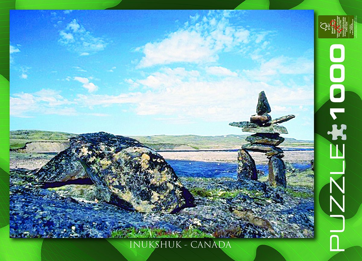 Eurographics Canadian Pacific Adventures Puzzle 1000 Piezas | Cuotas sin interés