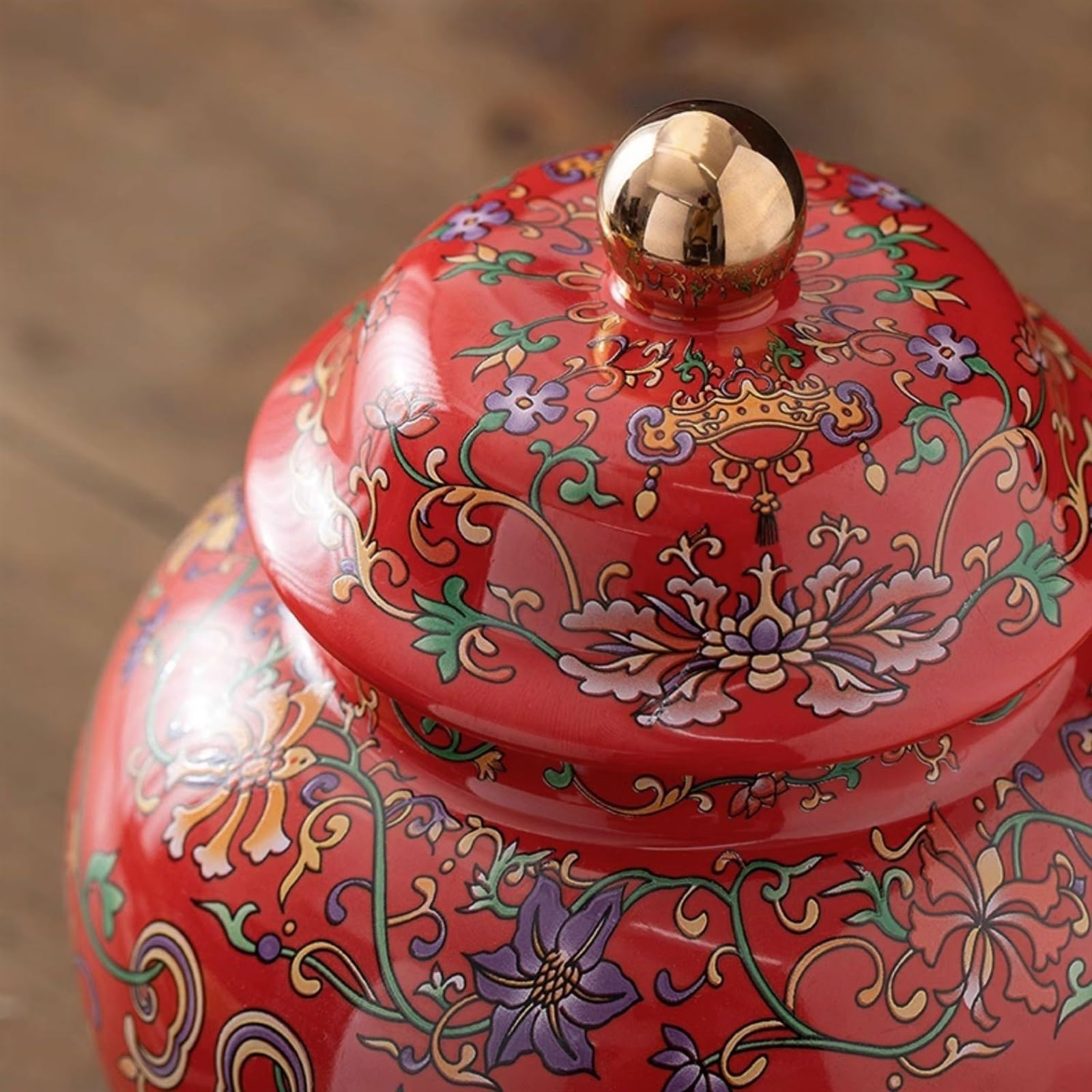 EERINESS Organizer do torebek herbaty pojemnik do przechowywania herbaty klasyczny emaliowany pojemnik na herbatę ceramiczny duży czarny pojemnik na herbatę zielona herbata słoik do przechowywania