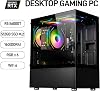 PC de escritorio para juegos LXZ Ryzen 5 5600GT 6 núcleos 3.6GHz, 16GB DDR4 RAM, 512GB NVMe SSD, torre prearmada con Wi-Fi y fuente de poder de 400W para trabajo, hogar y oficina 7