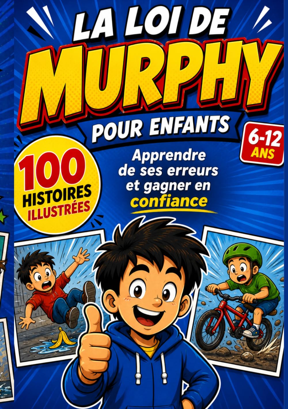 La Loi de Murphy pour Enfants: 100 Histoires Illustrées pour Apprendre de ses Erreurs, Réfléchir Malin et Gagner en Confiance (6–12 ans)