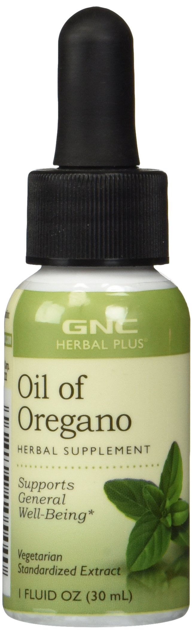 GNC Herbal Plus Oil of Oregano | Supports General Well- Being, Vegetarian Formula | 1 fl.oz