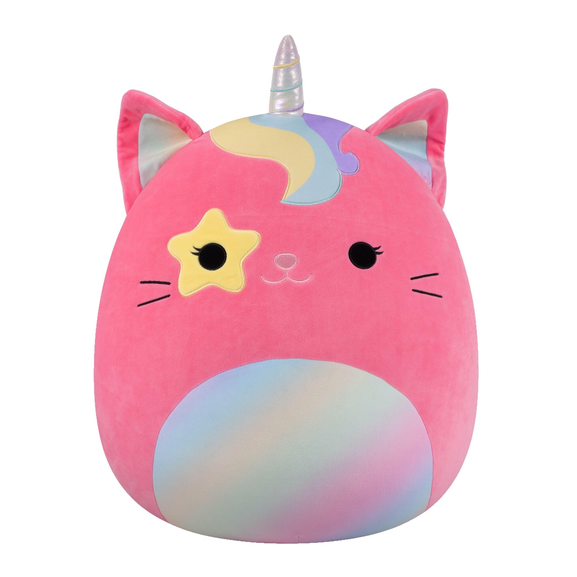 Squishmallows Original 20-Inch Sienna the Pink Caticorn with Starry Eye