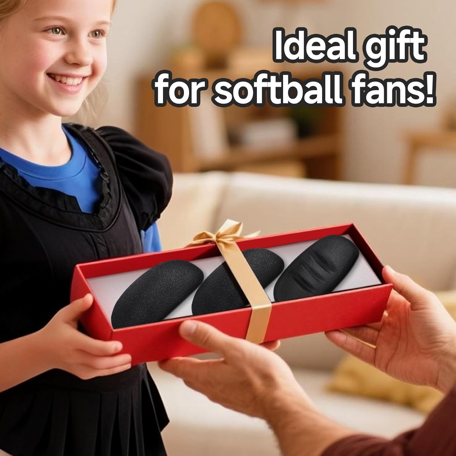 Face Mask Replacement Pads Compatible with Rip It,Softball Face Mask Pads Youth Compatible with Rip It,Chin Cup Replacement Pads,Black,3PCS - Image 7