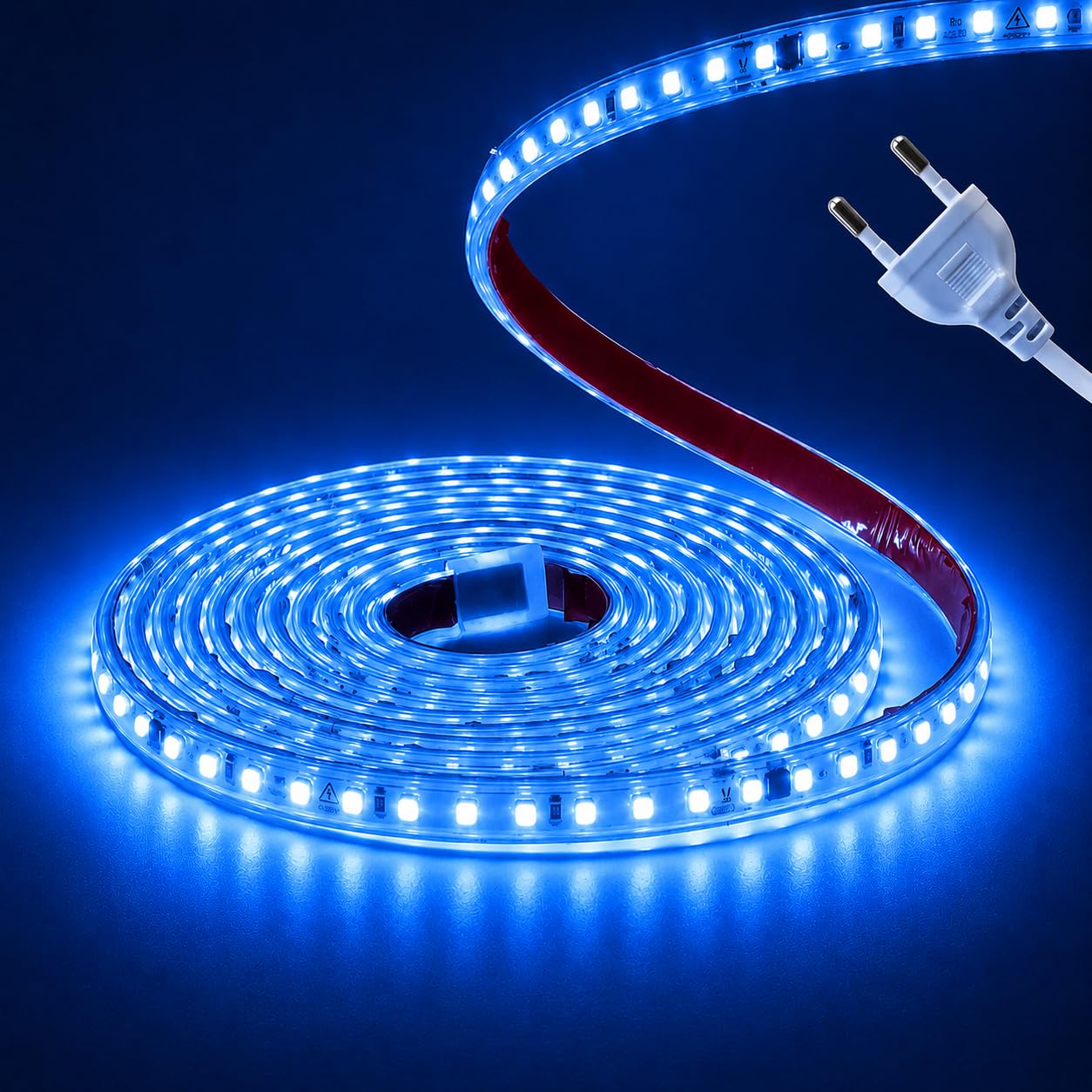 5 Meter LED Strip Light with Connector | Flexible Decorative Rope Light for Home, Bedroom, TV Backlight, Ceiling, Party & Festival Decoration (Blue, 5 Meter)-image-10