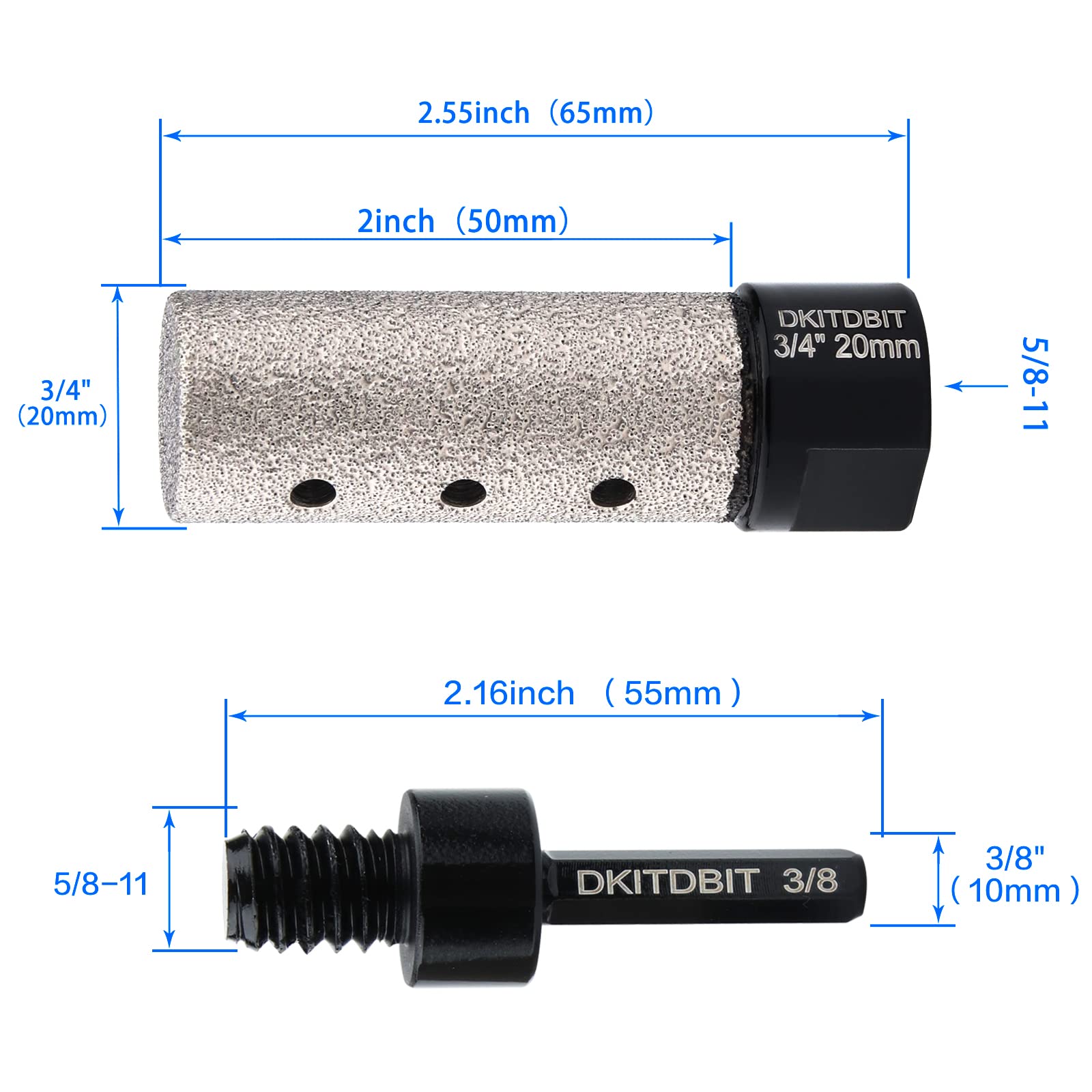 Diamond Finger Bit - Tile Milling for Porcelain & Granite -2 Diamond Finger Bit - Tile Milling for Porcelain & Granite -2