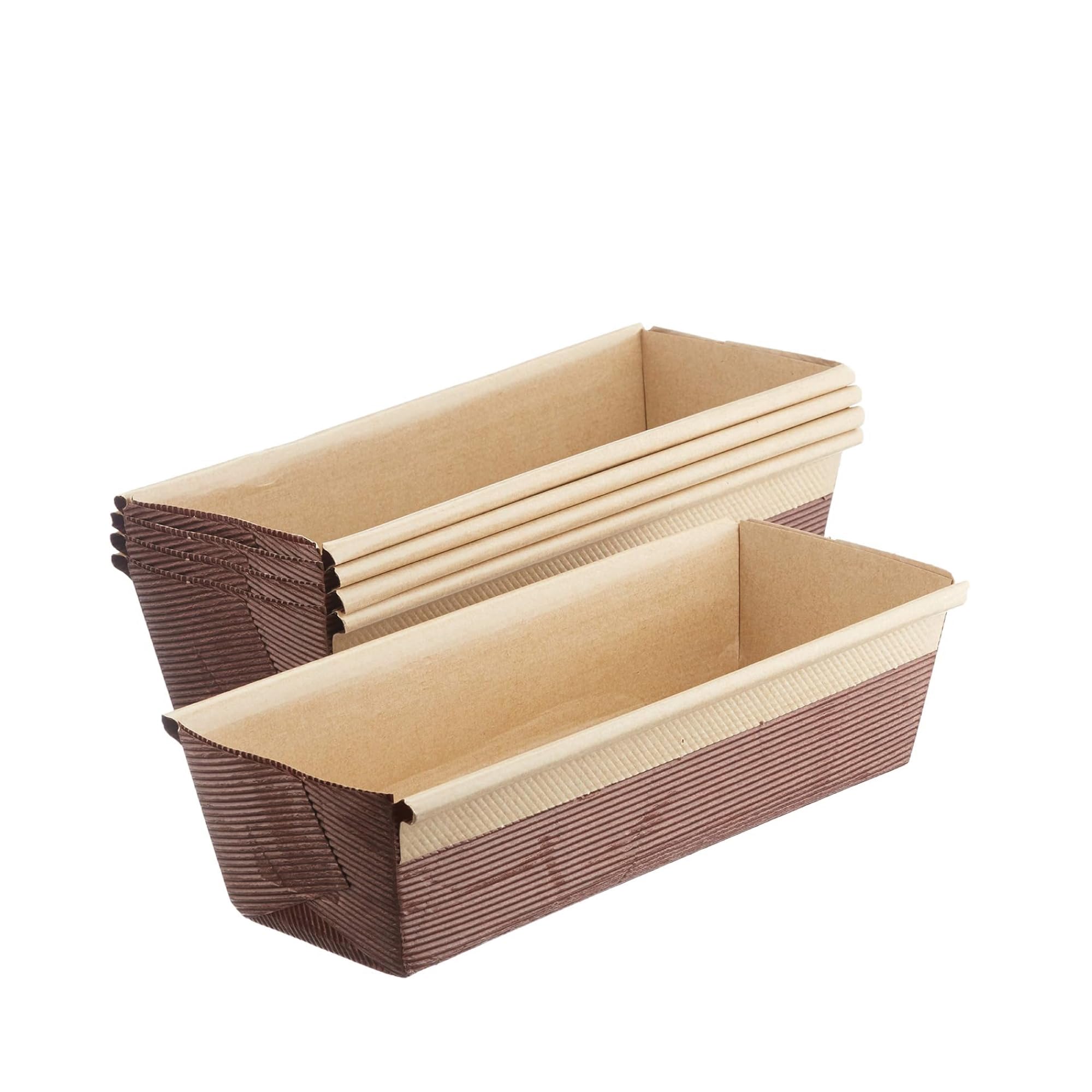 DECORA, 0320180 Stampi per Plumcake, Comodissimi per Cuocere, Presentare e Regalare PlumCake, Resistente fino a 200°, Made in Italy, Confezione da 5