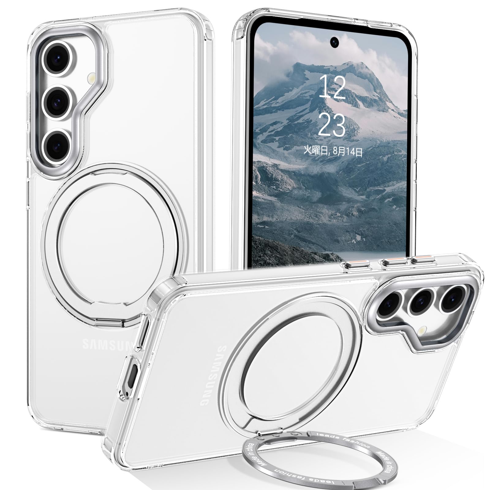 Amazon.co.jp: VENINGO Galaxy S25 ケース MagSafeアクセサリ対応【360