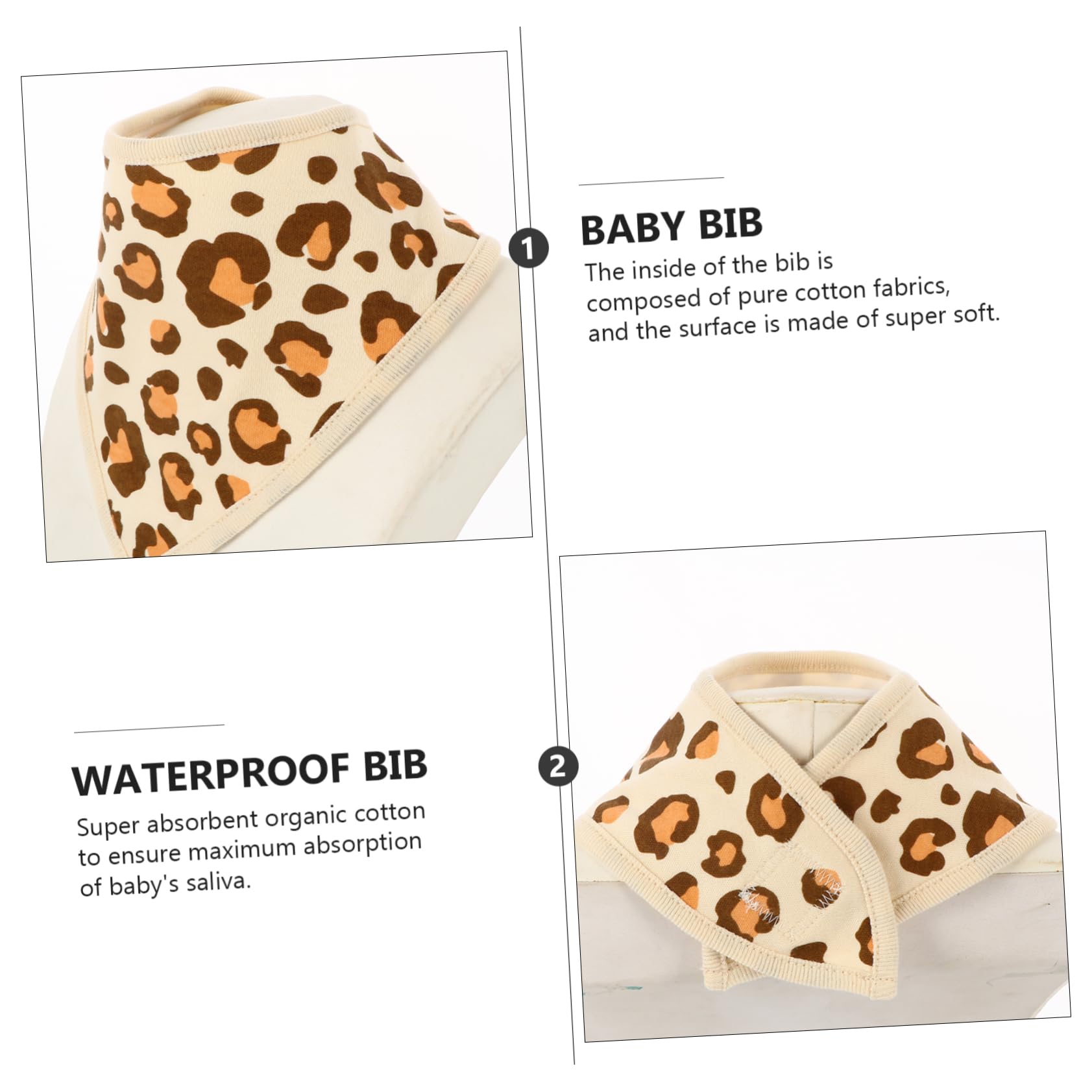 ibasenice 9piezas Baberos Ajustables Para Bebés Toallas De Saliva Impermeables Para Recién Nacidos Accesorio De Comida Diseño Estiloso