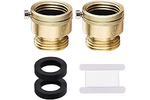 2PCS Outdoor Faucet Vacuum Breaker, 3/4 Inch Garden Hose Vacuum Breaker, Backflow Preventer
