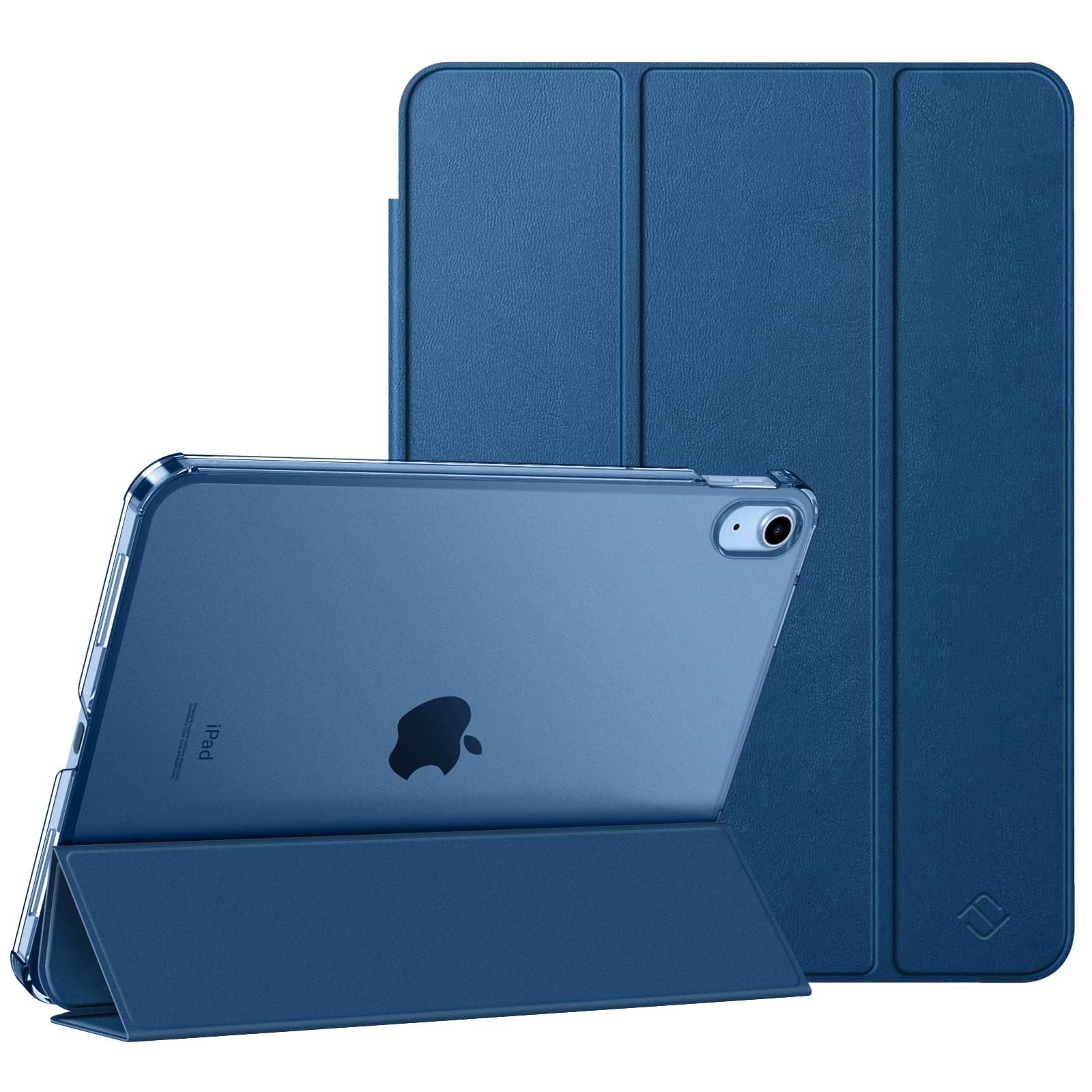 Fintie Hülle für iPad 11. Generation 2025 11 Zoll (A16), iPad 10. Generation 10.9 Zoll 2022 - Ultradünn Schutzhülle mit transparenter Rückseite Abdeckung Case Cover, Auto Schlaf/Wach, Meerblau