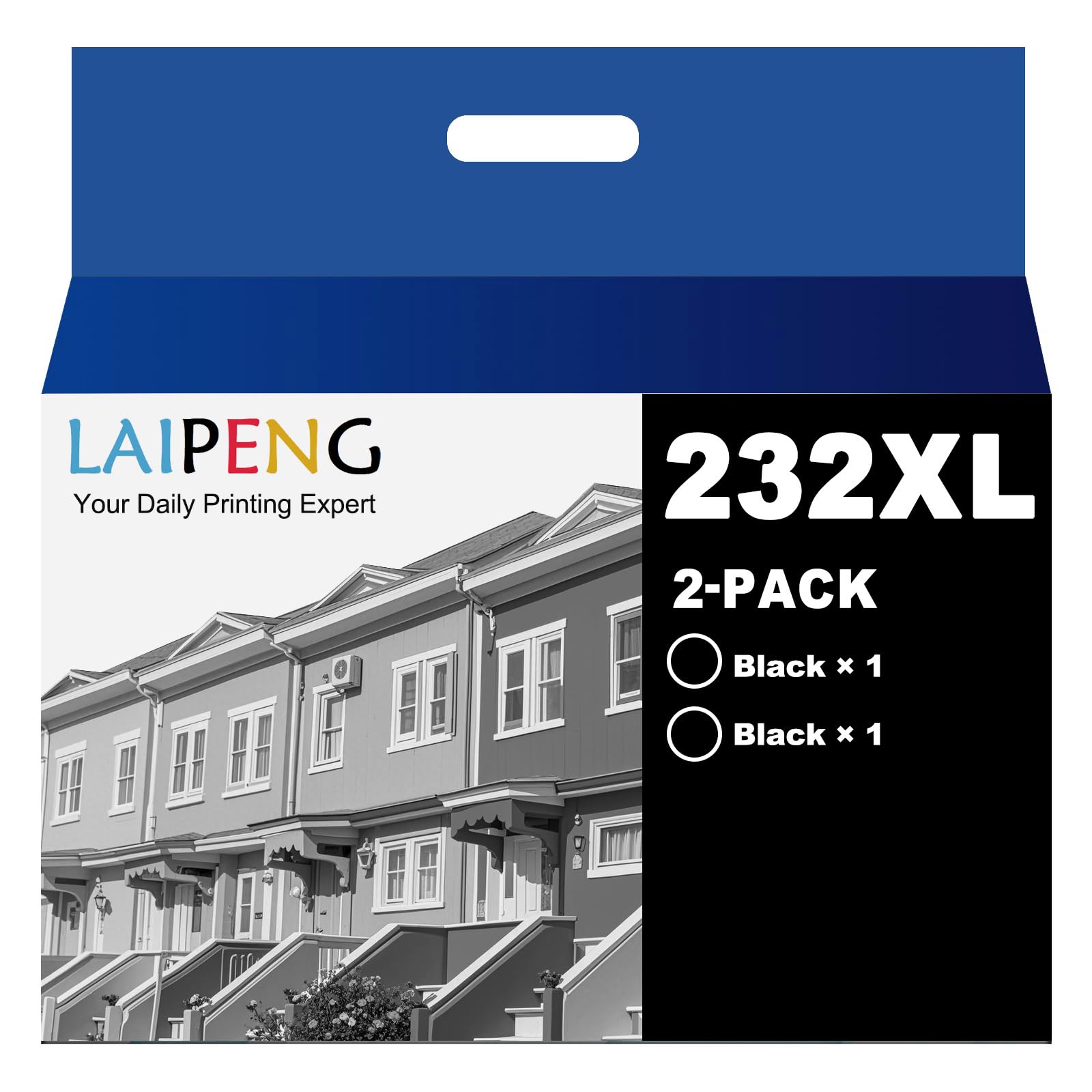 232XL T232XL Black Ink Cartridge Latest Upgrade Remanufactured for Epson 232XL T232XL Ink Cartridges for Expression Home XP-4200 XP-4205 Workforce WF-2930 WF-2950 Printer (Black*2, 2Pack)