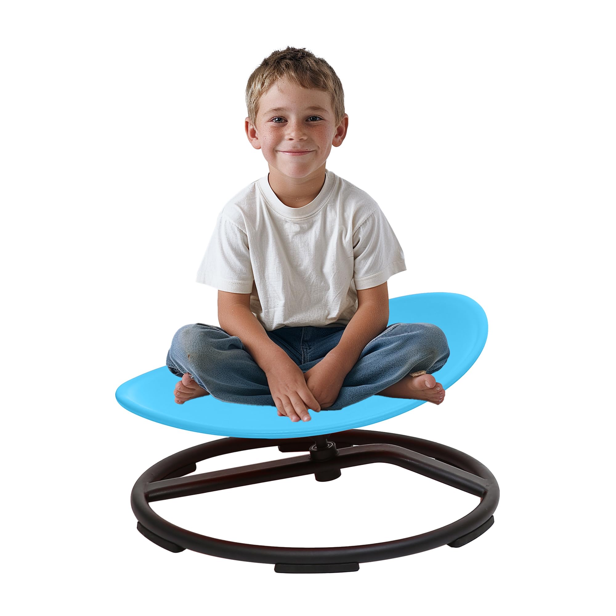 Photo 1 of ** NEW ** domaxarts Sensory Spinning Chair for Autistic Kids?Sensory Swivel Chair?Sit and Spin Toy for Balance and Coordination, Spinning Autism Seat & ADHD Children, Indoor & Outdoor Play for Ages 3+?Blue?