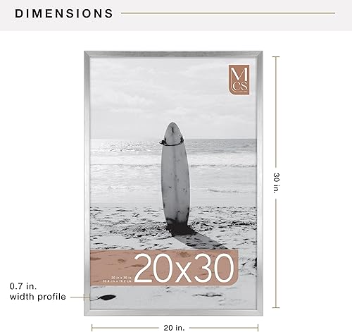 Vista 220 de MCS Gallery Foundation - Marco de póster, marco de fotos para arte de pared, negro, 16 x 20 pulgadas, individual