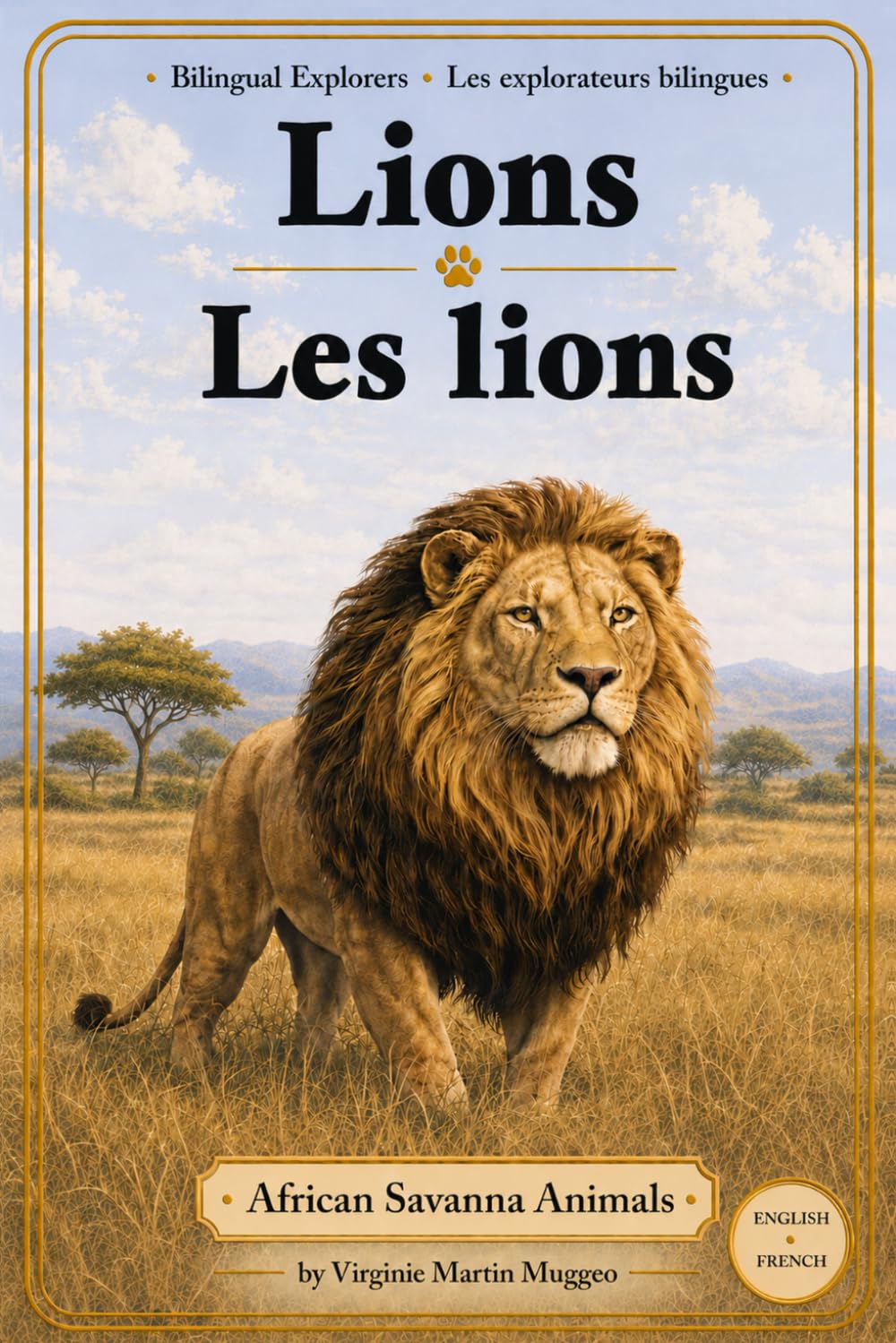 Lions | Les lions: A Bilingual French-English Book for Kids (African Savanna Animals) (Bilingual Explorers: French-English)