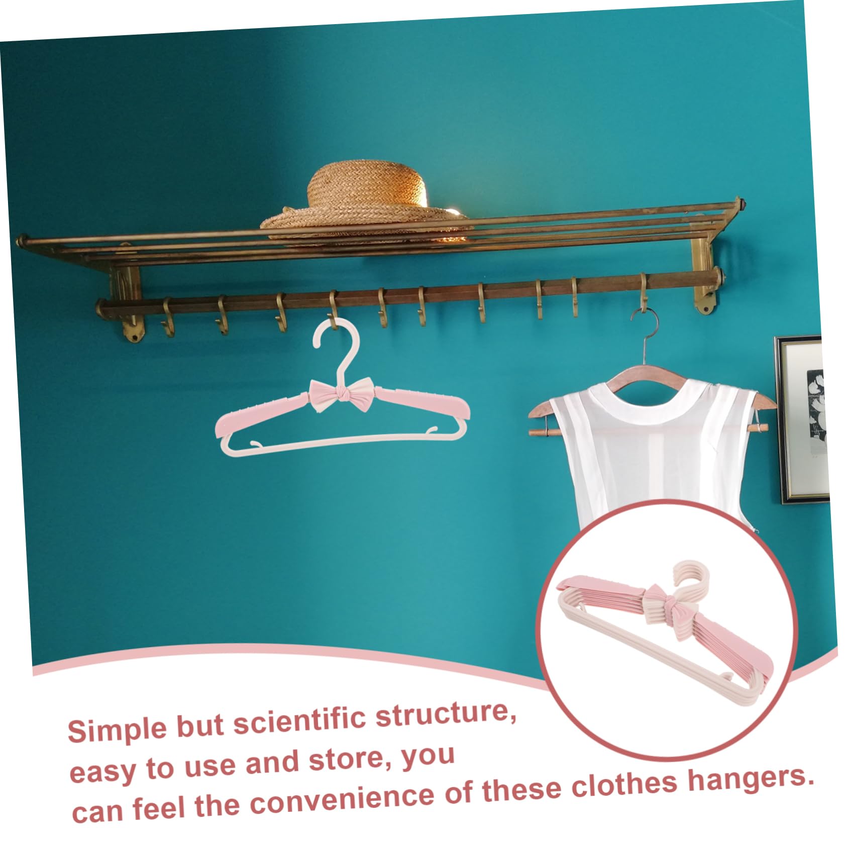 Cabilock 5pcs Drying Rack Bathing Suit Coat Hangers Kid Hangers Swimsuit Newborn Clothes Hangers Hangers Clothes Hanger Hangers Pink Display Stand Plastic Small