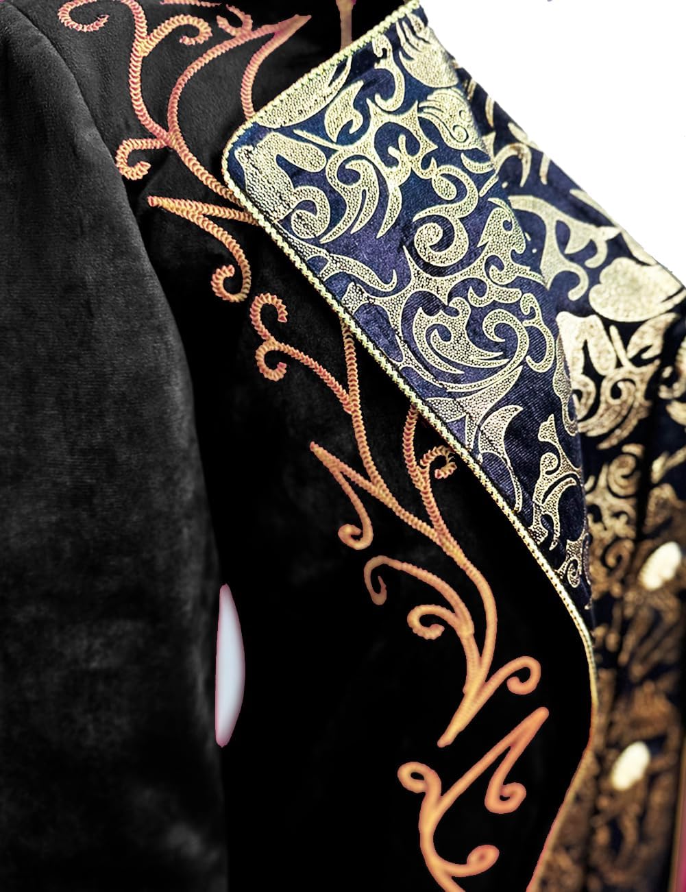 Men's Steampunk Vintage Tailcoat Jacket Gothic Victorian Frock Uniform - Image 3