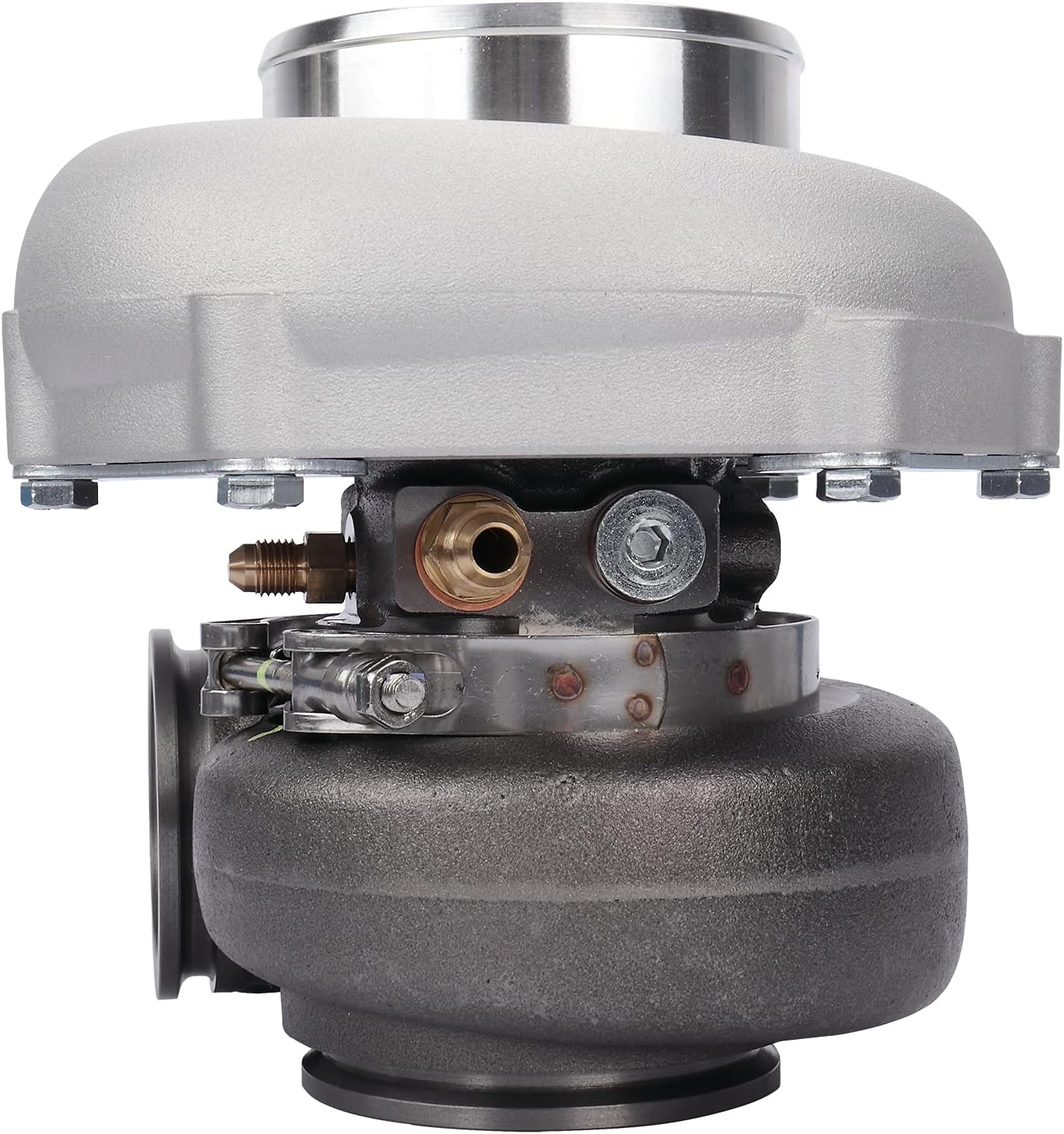 Pulsar Turbo 5855G Dual Ball Bearing Billet Wheel Turbo Dual Vband 0.83 A/R Hp Rating 770