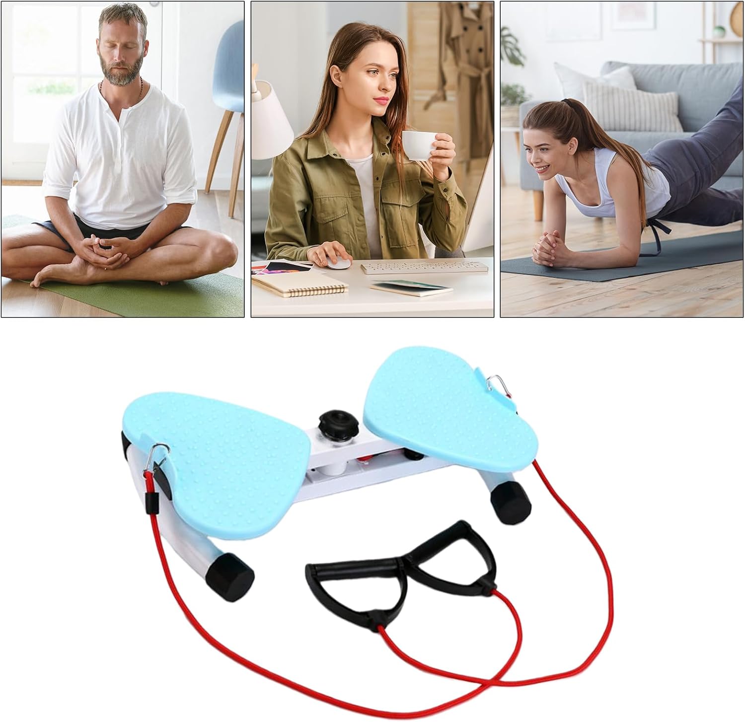 Twisting Exercise Machine,Anti-Slip Noiseless Fitness Tool,Waist Twisting Board | for Belly Hip Gym Home Friends Family Women Men