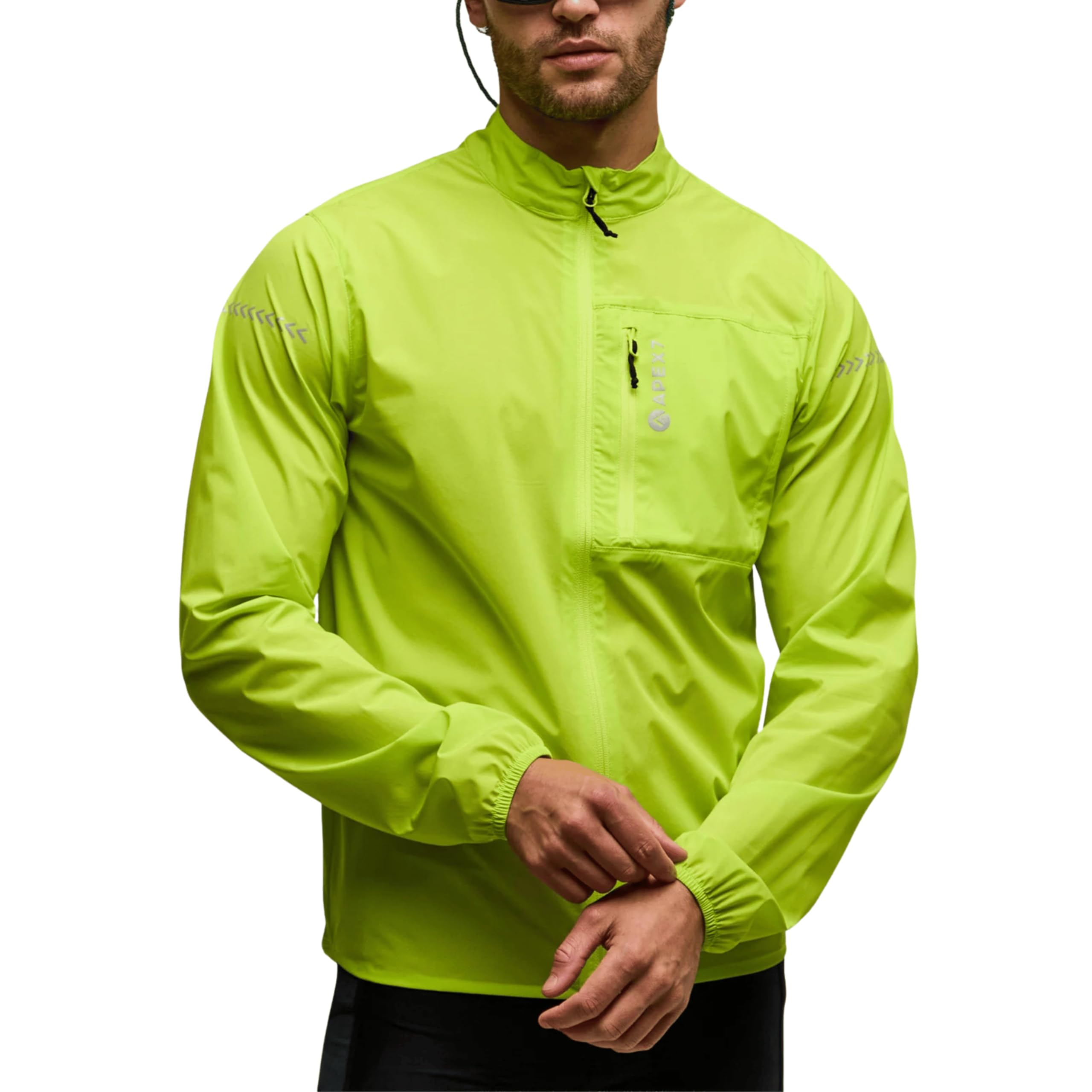 Apex7 Men's Air Packable Jacket Green Medium