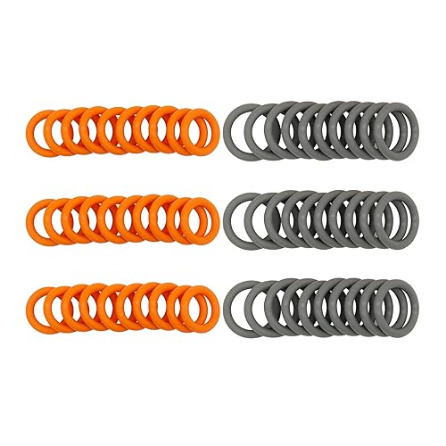 Miniatura 7 de Sello de junta tórica QD de 14 y 38 pulgadas de color rápido M22 acoplador de conexión rápida - 14 de pulgada, 30 unidades naranja y 38 de pulgada,