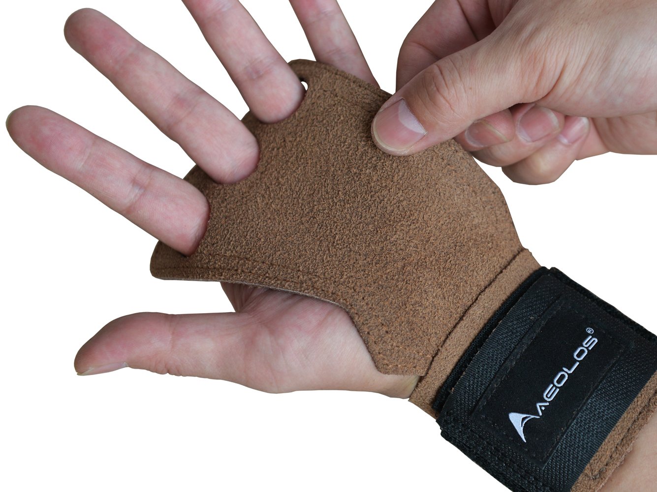 AEOLOS Leather Gymnastics Hand GripsGreat for Gymnastics,Pull up
