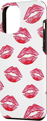 Miniatura 2 de Funda de regalo para iPhone 13 Pro Max con diseño de labios rojos y rosas