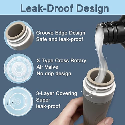 Miniatura 4 de Contenedores de viaje para artículos de tocador, juego de botellas de silicona tamaño de viaje, botellas de champú y acondicionador a prueba de