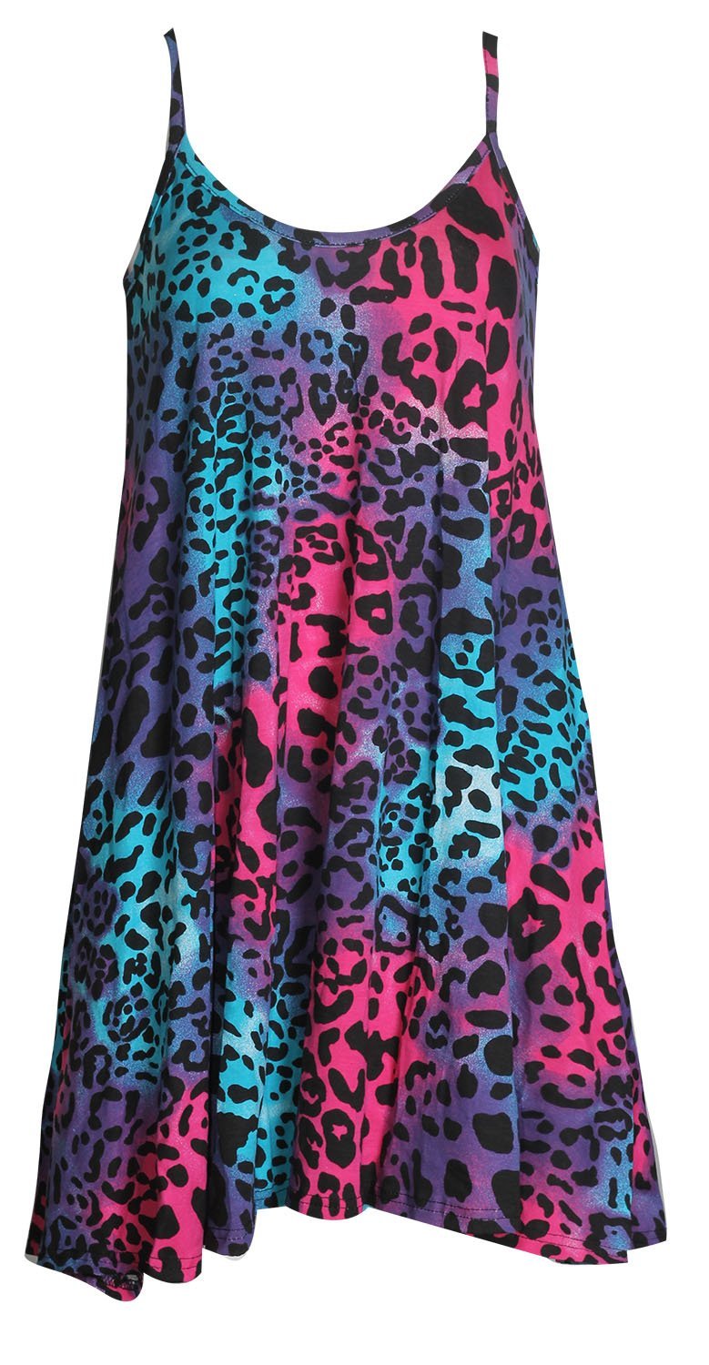 Fast fashion women's dress, rose, skull, check, spicy, boom, print, swing - - 18