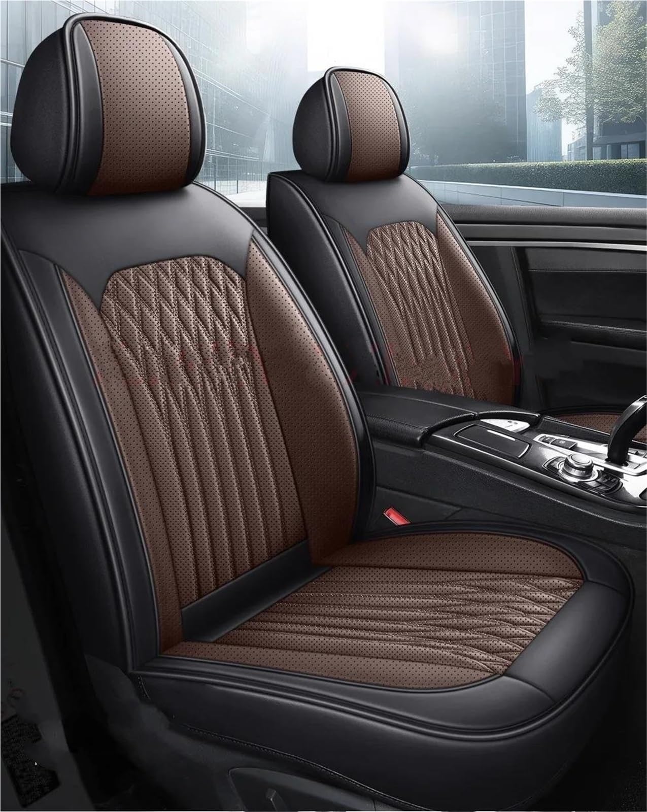 Housse de siège de voiture confort voyage en Mercedes Classe C W204 C205 S204 - 8