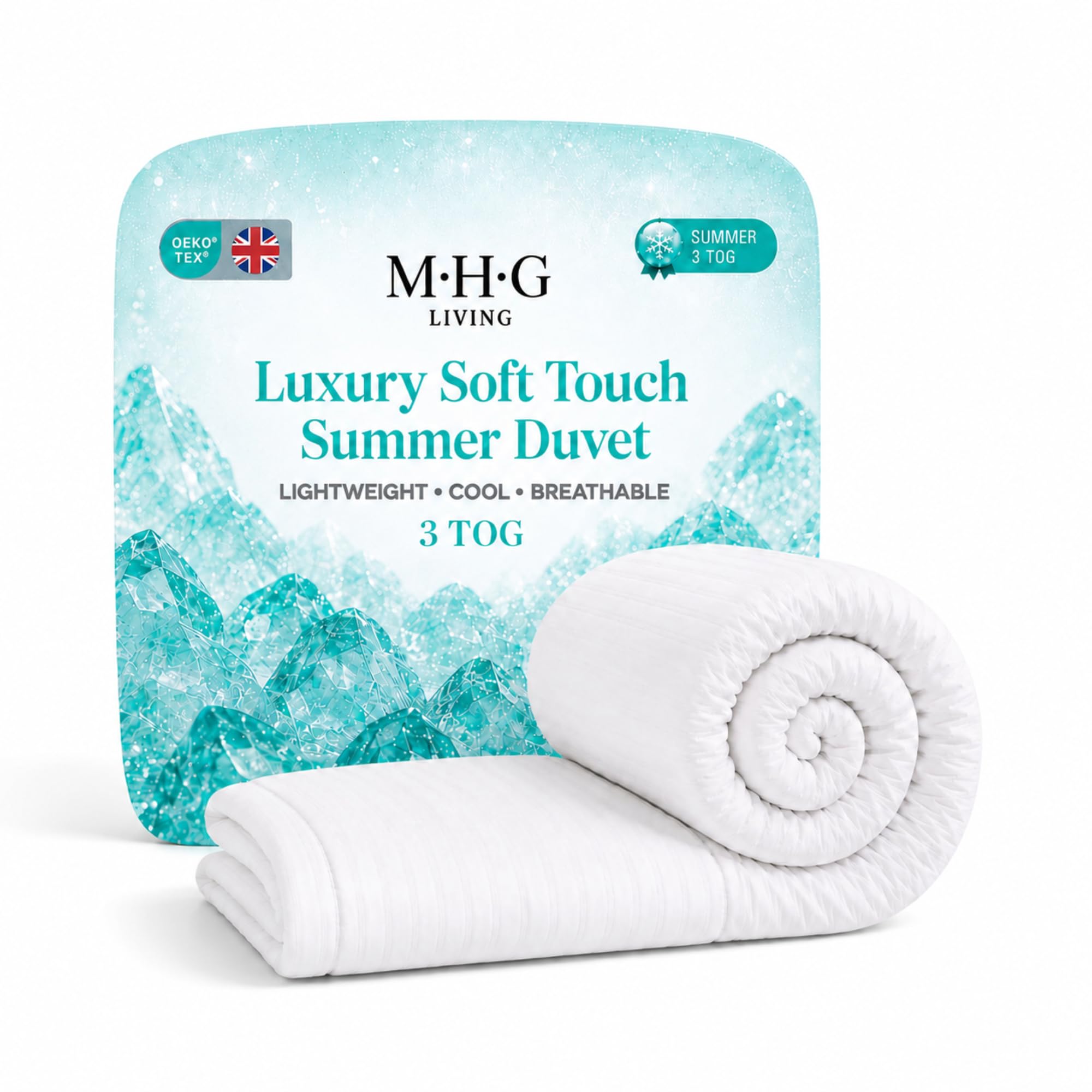 Mhg Living Single Summer Lightweight Hollowfibre Duvet 3 Tog