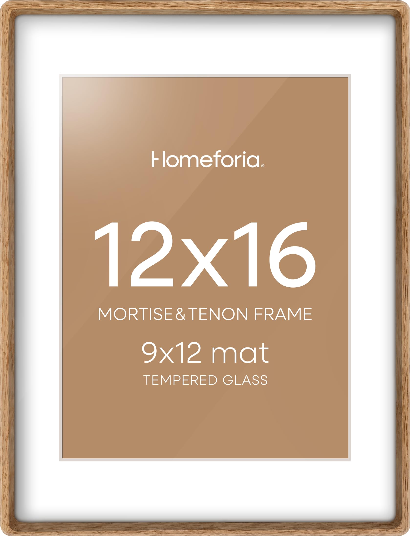 Homeforia 12x16 Natural Wood Frame