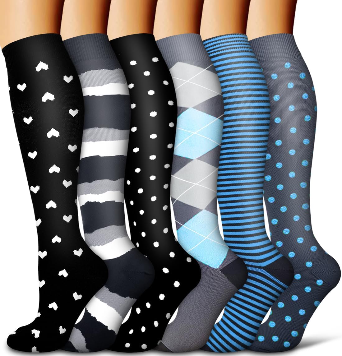 COOLOVER Copper Compression Socks - Compression Socks Women and Men