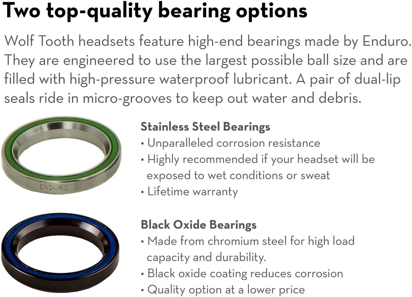 Wolf Tooth Headset Replacement Bearings