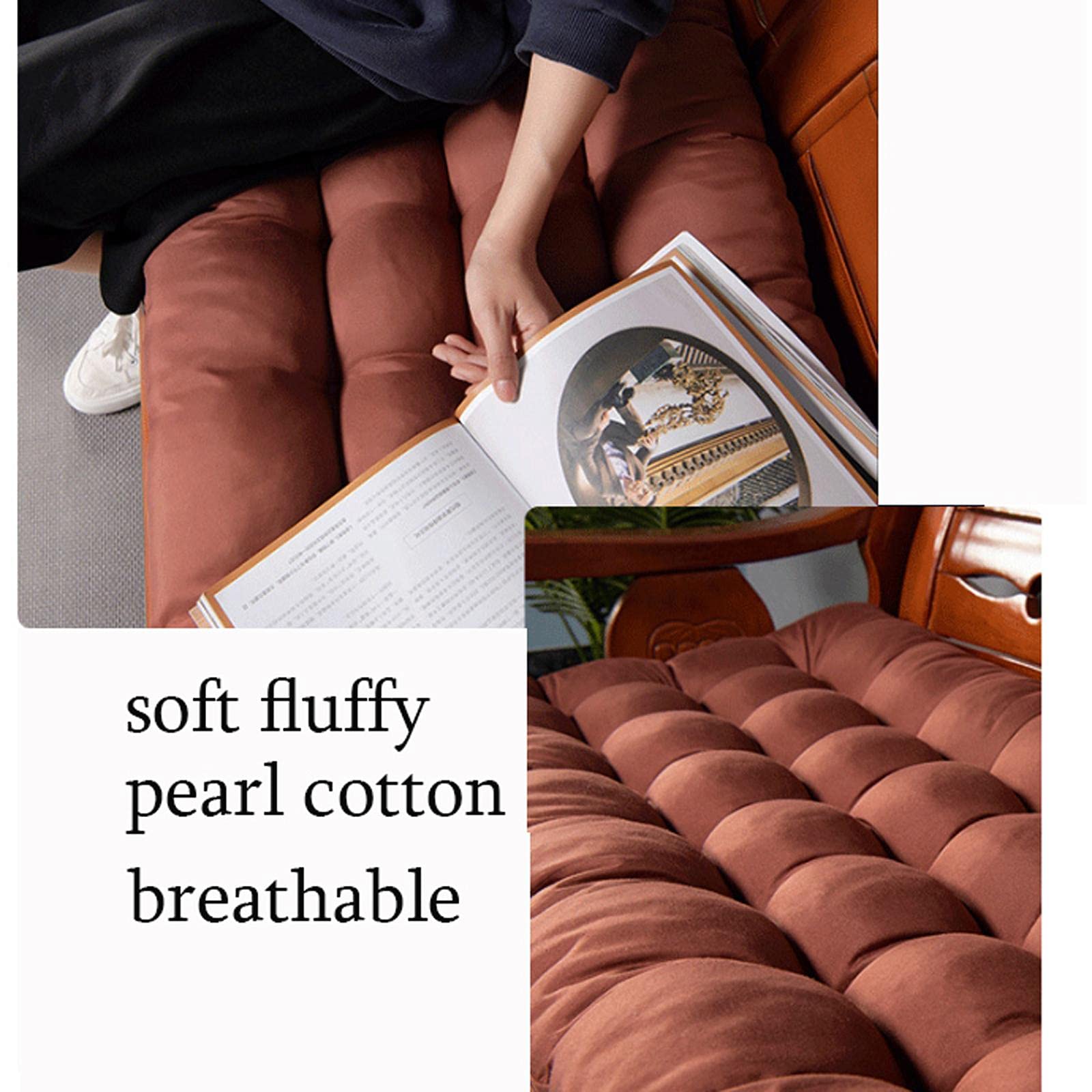 Cuscini Per Pallet ARKETICOM | Set Seduta E Schienale | Idrorepellenti | Beige | Made In Italy - Foto 7