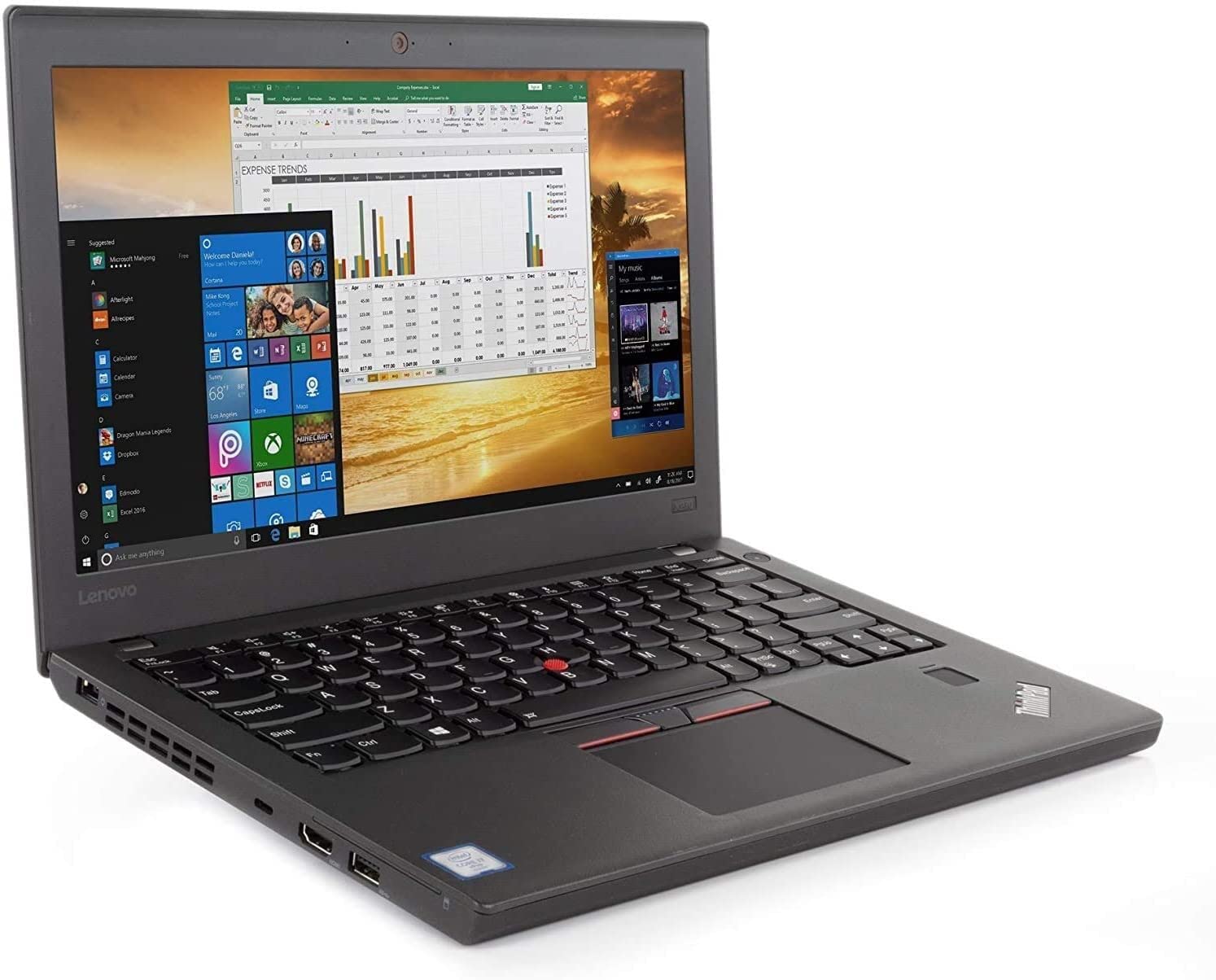 Lenovo ThinkPad X270 Business Laptop, Intel Core i7-7600U 2.8 GHz 