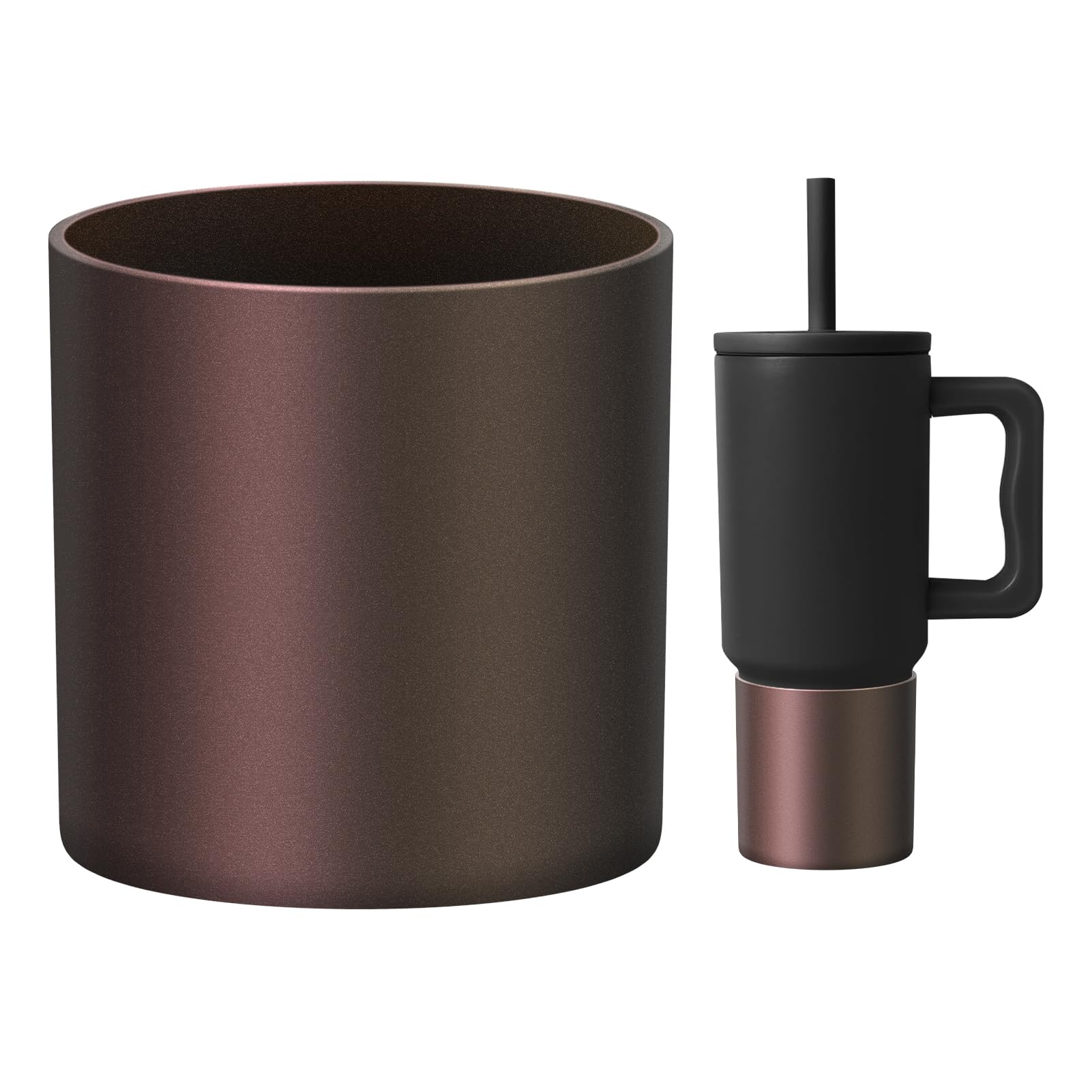 BKBY Silicone Boot Compatible with Sinple Midern 24/30/40 oz Tumbler with Handle/Trek Pivot, Protective Anti-Scratch Bottle Bottom Sleeve Cover