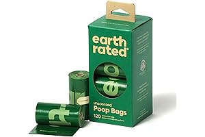 Dog Poop Bags: Unscented, Leak-Proof, 120-Count
