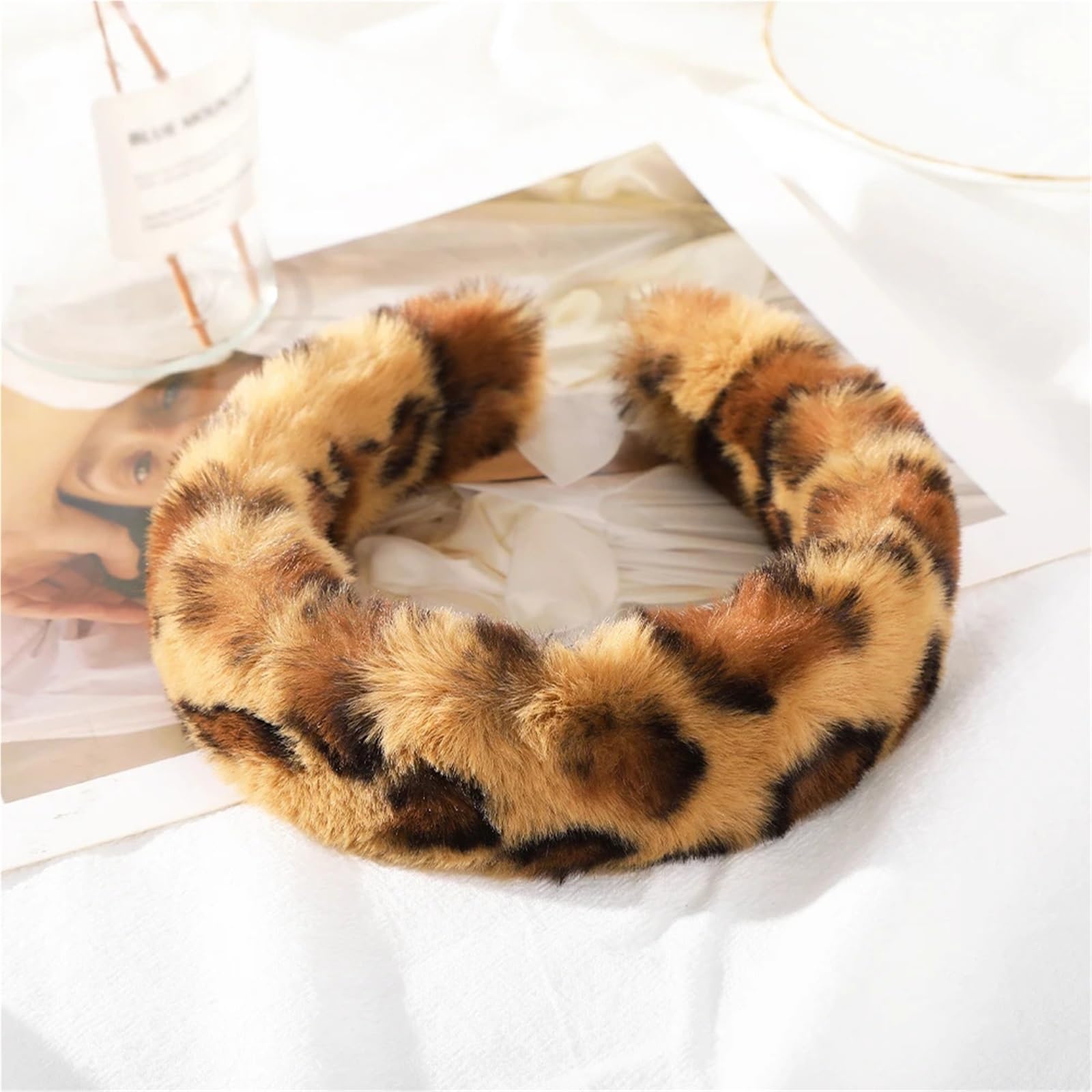 2 stücke Haarbänder Haar Hoop Frauen Elegante Zubehör Stirnbänder Weiche Breiten Kopfbedeckung Mädchen Party Headware Für Damen(Blue)