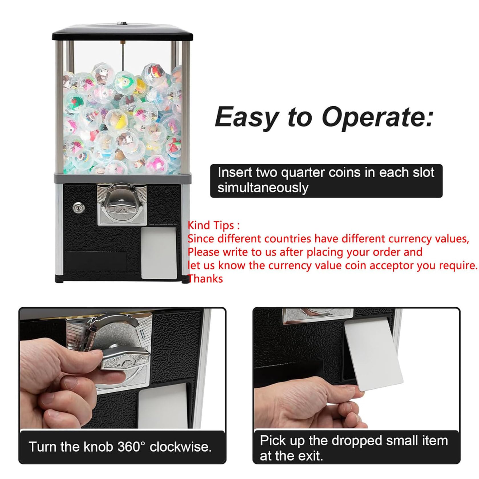 Distributeur automatique de jouets à capsules pour la maison et le divertissement au détail