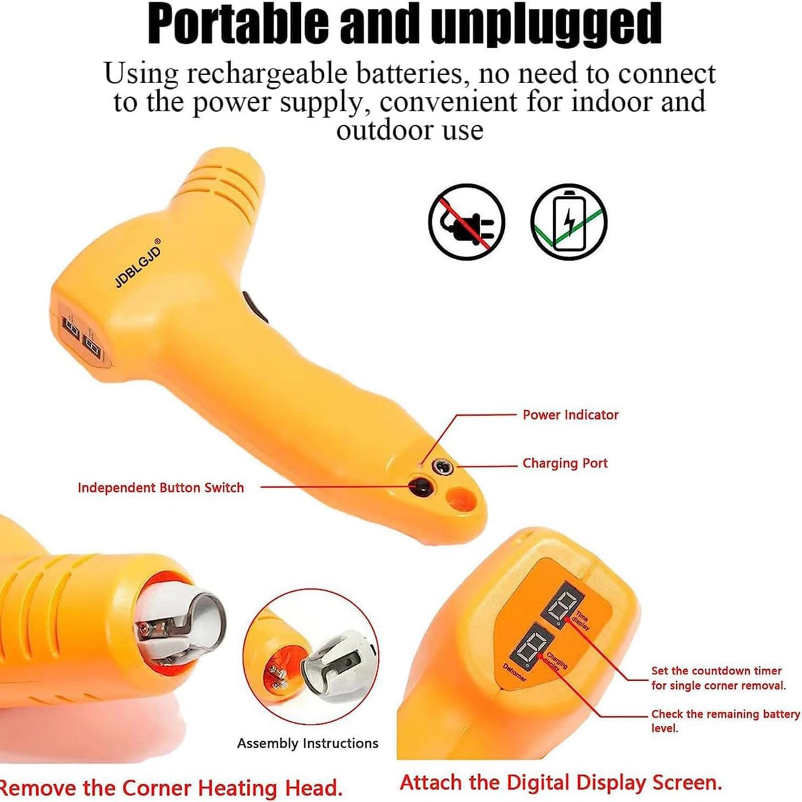 Amazon.co.jp: ポータブル除角器、電動無痛除角器子牛電気牛用