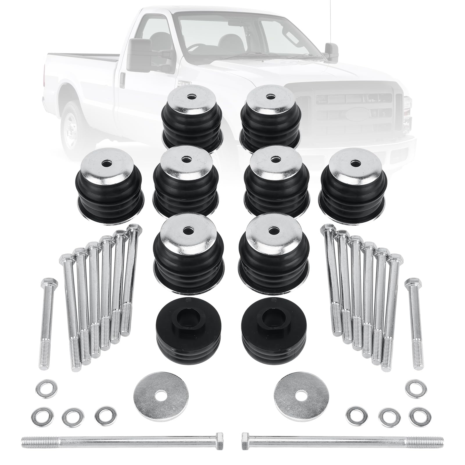 Heavy-Duty Body Cab Mount Bushing Kit – For Ford F-250/F-350 Super Duty 1999-2007