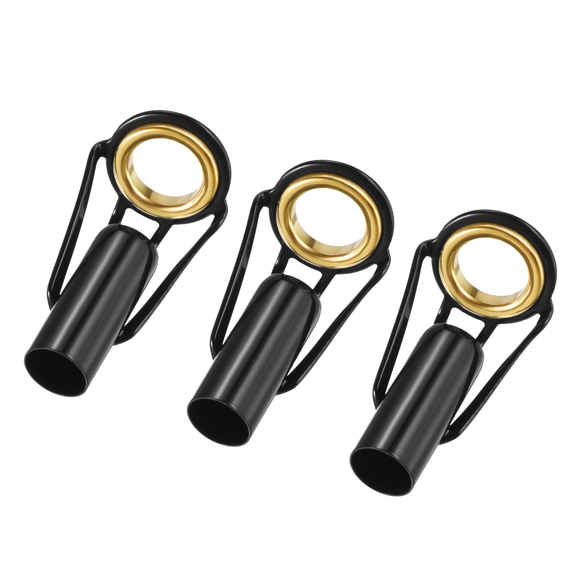 M METERXITY 3 Pack Fishing Rod Tips Repair Kit, Stainless Steel Ring Guide Replacement, Corrosion-Resistant