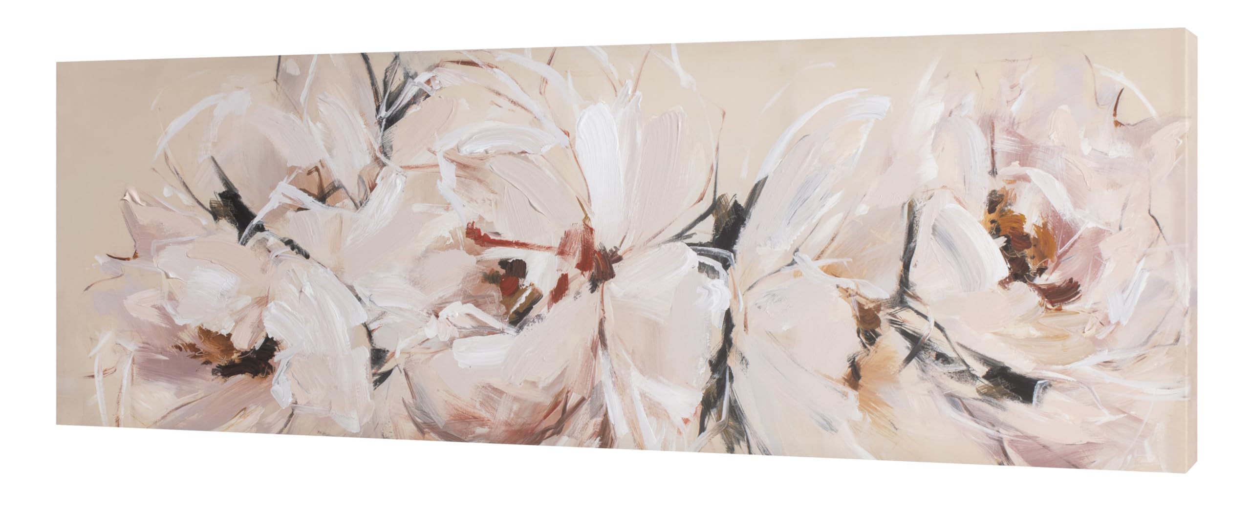 CUADRO OLEO PINTURA FLORES