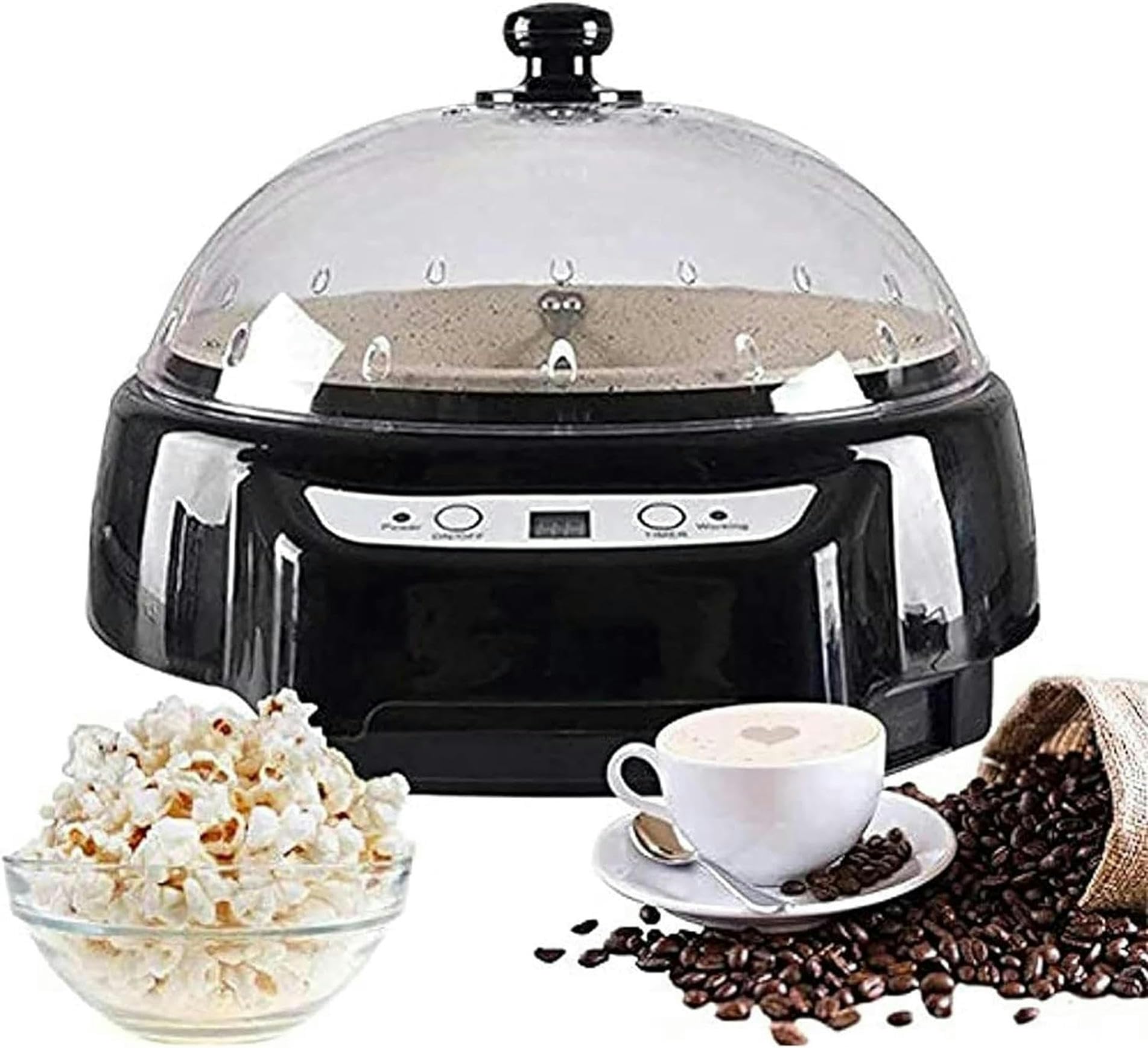 Torréfacteur café électrique 500g - Machine de cuisson pour graines et arachides