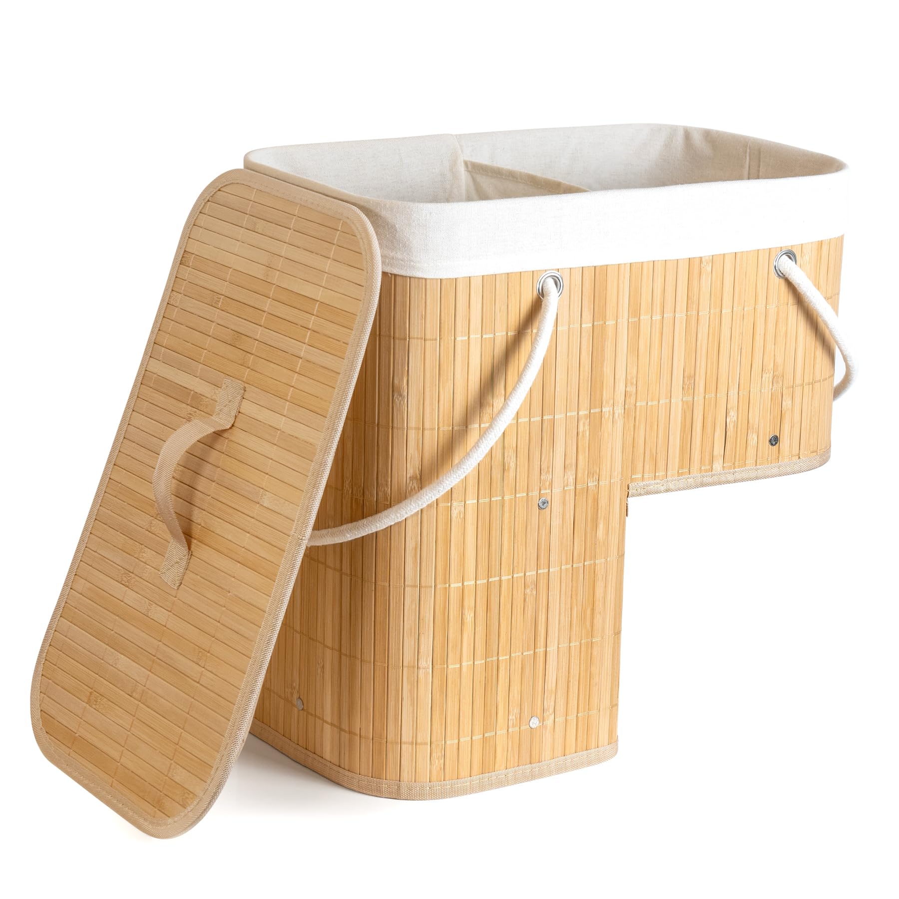 Bamboo Stair Basket - Organize Your Stairs -7