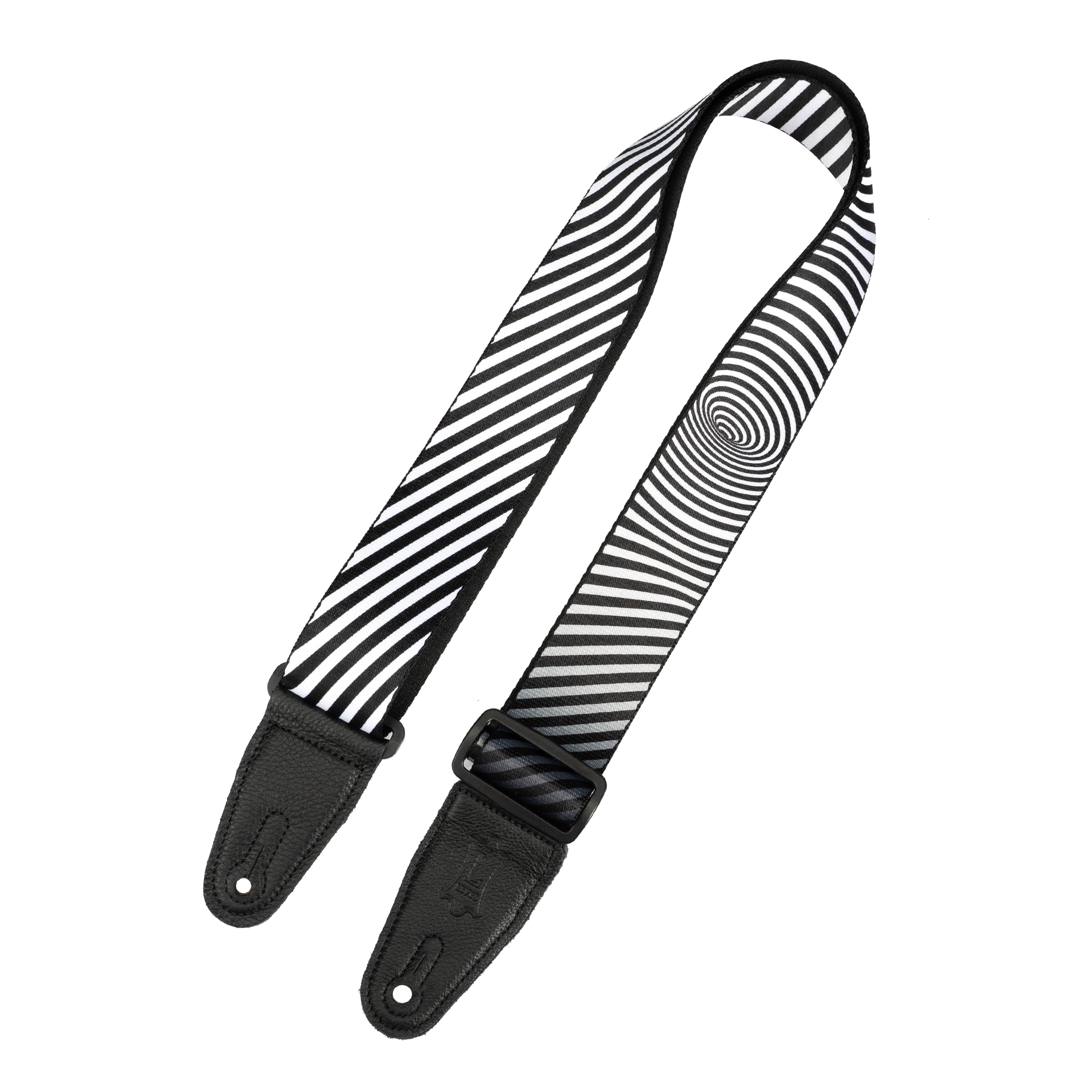 Levy's Leathers Illusion Series MP2OI-001 Polyester Guitar Strap Width 5 cm Worm Hole Design, 2"