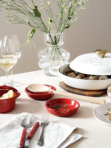 Miniatura 3 de LE TAUCI Soporte de cuchara de cerámica para cocina, soporte de cuchara de 4.8 pulgadas para estufa, soporte para cuchara de café, soporte para